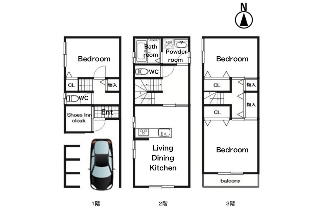 Corlux Villa Ōsaka Eksteriør bilde